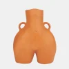 New HOFF LOVE HANDLES VASE ORANGE